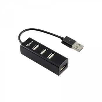 Sbox H-204 USB 4-port HUB čierny