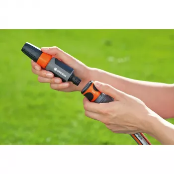 Gardena 18214-20 Water Stop spojka hadice 19 mm (3/4″), čierno-oranžová