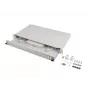 Optický patch panel LANBERG FOP1-24SD-LQS 19 palcov 1U 24xSC duplex 24xLC quad