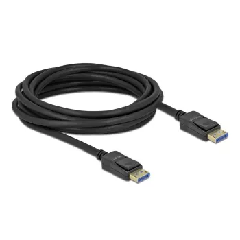 Delock - DisplayPort kábel - DisplayPort (M) na DisplayPort (M) - DisplayPort 2,0 - 2,0 m - podporuje 10K 60 Hz (10 240 x 4320) - čierny (80262)