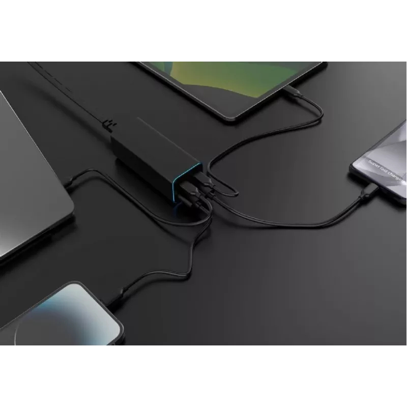 Gembird TA-UC-2A2C-PD100-01-BK nabíjačka pre mobilné zariadenia notebook, smartfón čierna AC rýchle nabíjanie interiérová