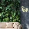 LED neónová tabuľa MANTA SNL103WH – motív koňa, biela