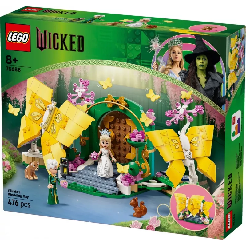 LEGO stavebnica Wicked 75688 Glindans Hochzeitstag — tematická sada, model 75688