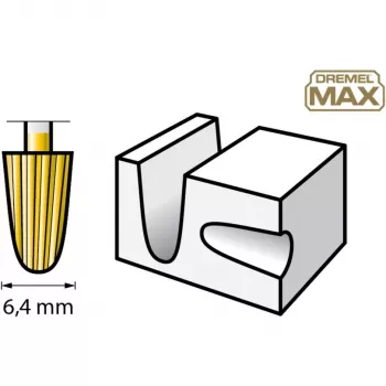 Gravírovací bit Dremel 117DM 2 kusy