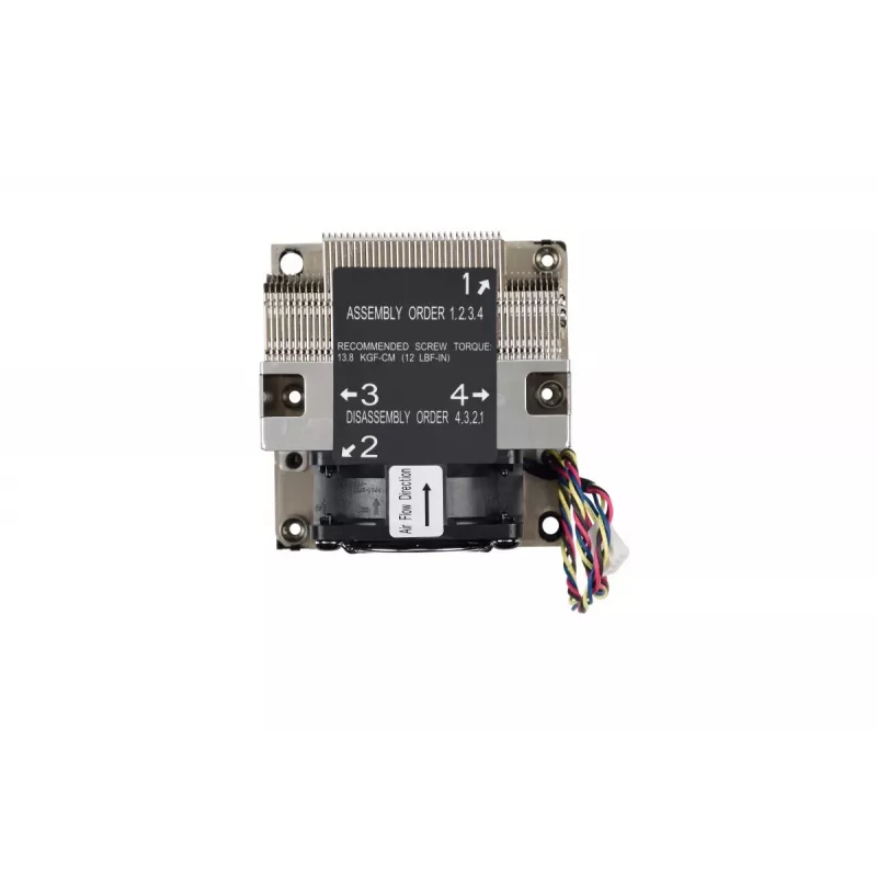 Supermicro SNK-P0068AP4 chladiaci systém procesora vzduchový chladič 6 cm čierna, nikel
