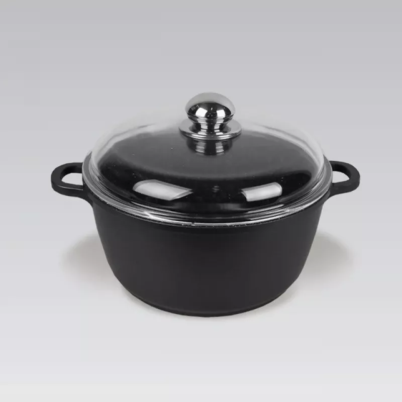 Maestro MR-4624C hrniec s pokrievkou 24 cm 4 l čierny
