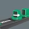 Sada nástrčných kľúčov Wera 1/2 inch magnetická lišta 9-dielna pre rázový uťahovák