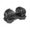 Nastaviteľná liatinová jednoručka Rebel RBA-2303 — do 24 kg, čierna, jednodielna