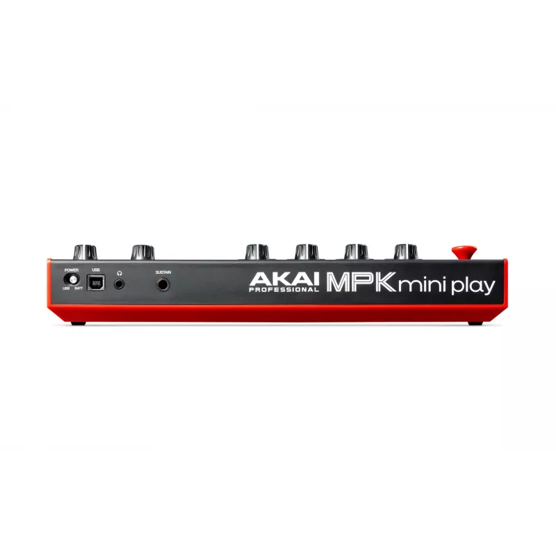Akai MPK Mini Play MK3 MIDI ovládacia klávesnica s ovládačom padov, USB, čierno-červená