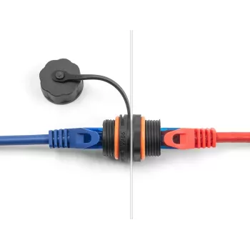 Sieťový kábel DeLOCK 88145 RJ45 na RJ45 Cat.6A čierny
