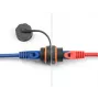 Sieťový kábel DeLOCK 88145 RJ45 na RJ45 Cat.6A čierny