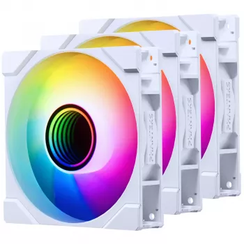 Chladiaci ventilátor PHANTEKS M25G2-120 D-RGB Reverse Blade 120mm balenie 3 ks biela