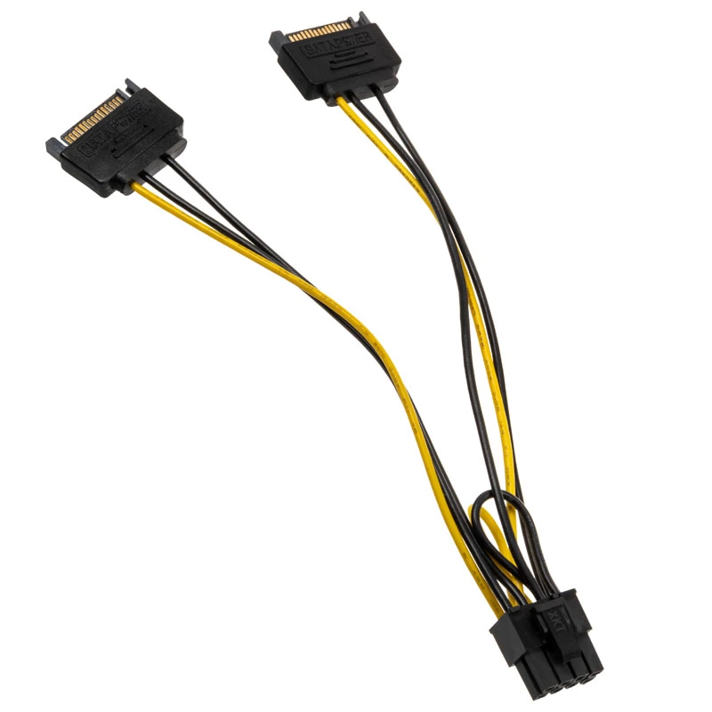 2x 15-pin SATA na 1x 6-pin PCIe adaptér - adaptér - Digital/Dáta (AK-CBPW19-15)