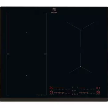 Indukčná varná doska Electrolux EIS67453 60 cm, 4-zónová sklokeramická varná doska, 7350 W, Bridge & Hob²Hood