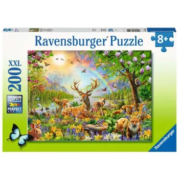 Detské puzzle Graceful Deer Family (200 dielikov)