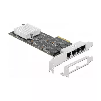 DeLOCK 89192 karta PCI Express x4 Quad 2,5 Gigabit LAN, 4x RJ45, RTL8125