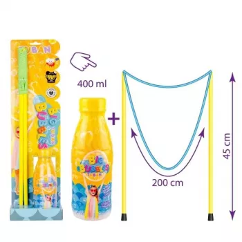 Šnúra na veľké bubliny + tekutina 400 ml