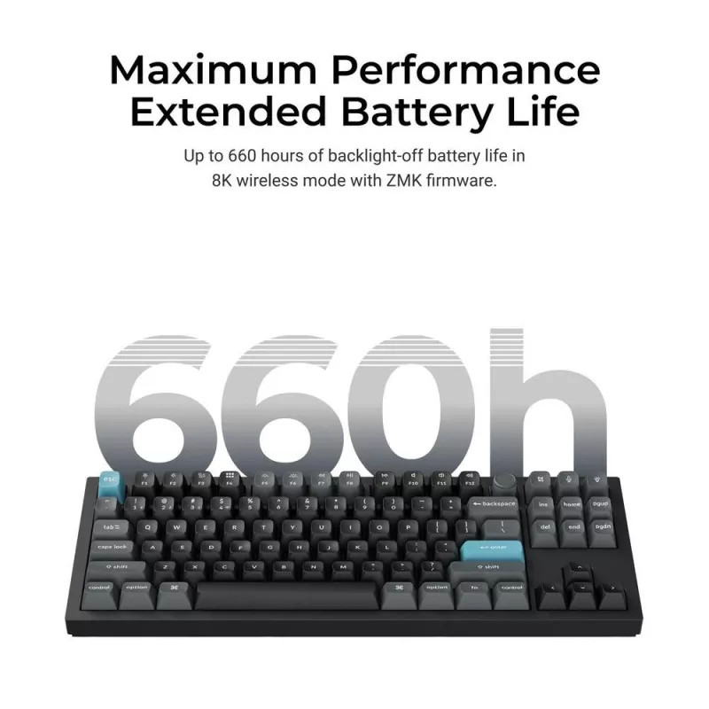 Klávesnica bezdrôtová Q3 ULTRA/čierna Q3U-M3 Keychron