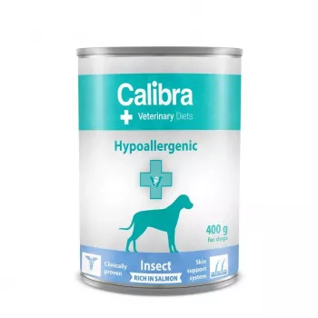 CALIBRA VD Dog Hypoallergenic Insect&Salmon - mokré krmivo pre psov - 400g