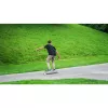 Longboard Muuwmi Lights GLOW ABEC 7 s osvetlenými kolieskami, čierna/zelená