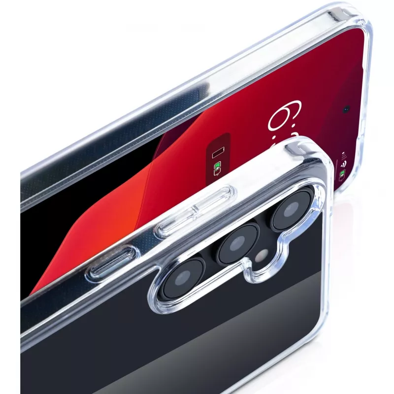 nevox StyleShell SHOCKFlex 2463 kryt pre Samsung Galaxy S25+, polykarbonát/TPU, priehľadný