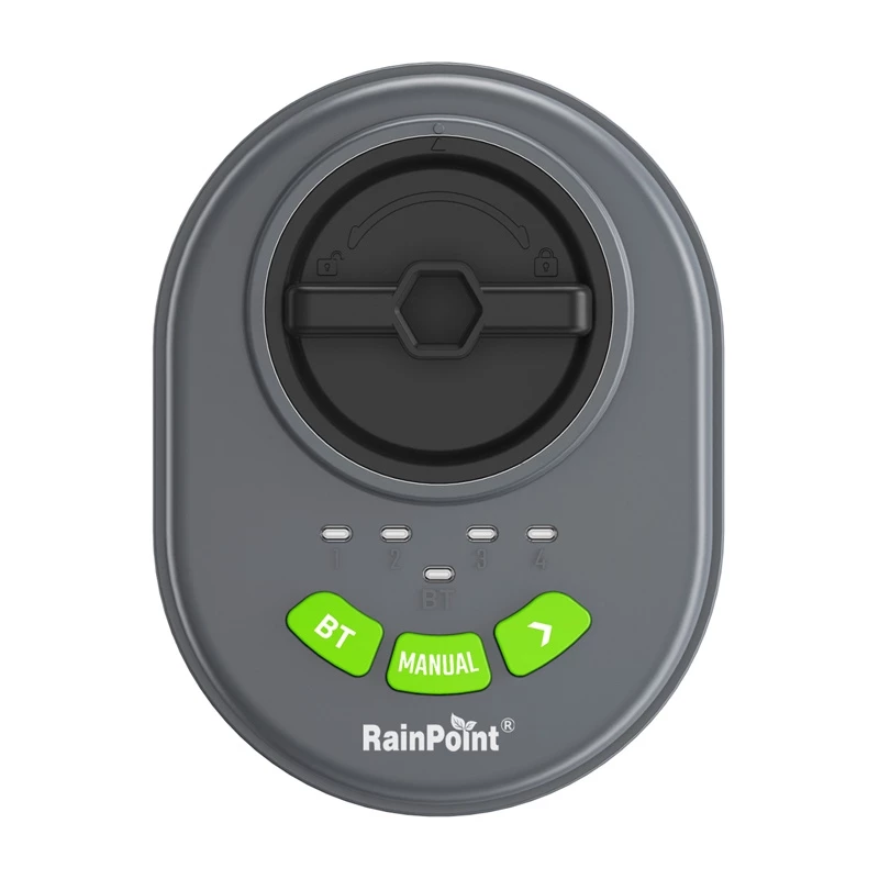 Ovládanie zavlažovania RainPoint HIC406B — 4-zónové ovládanie cez Bluetooth aplikáciu