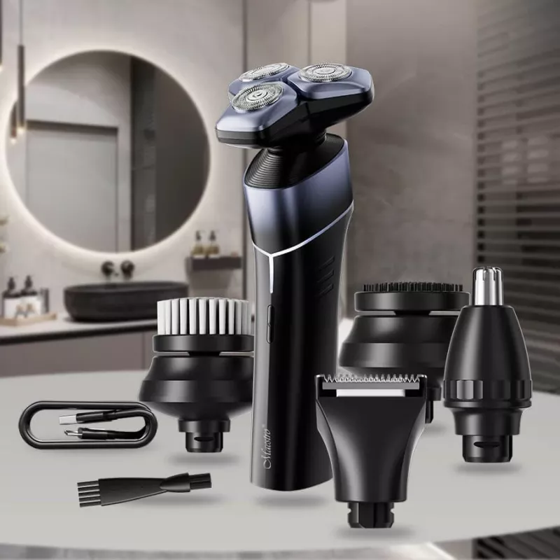 Elektrická 5-in-1 nabíjateľná vodotesná sada na holenie Maestro MR-675 s USB nabíjaním