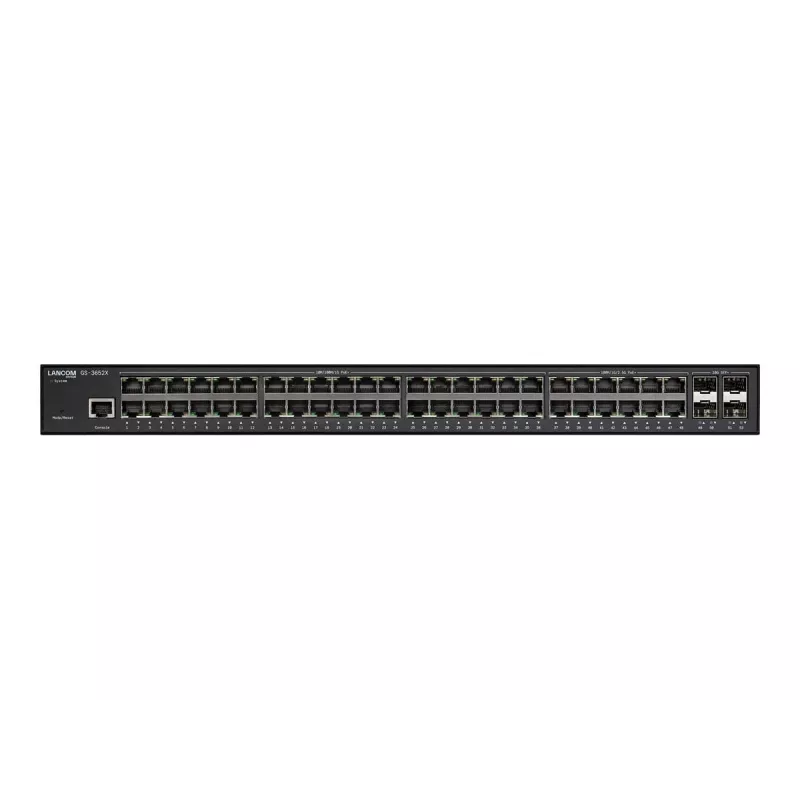 LANCOM GS-3652X Managed L3 2.5G Ethernet (100/1000/2500) 1U čierny