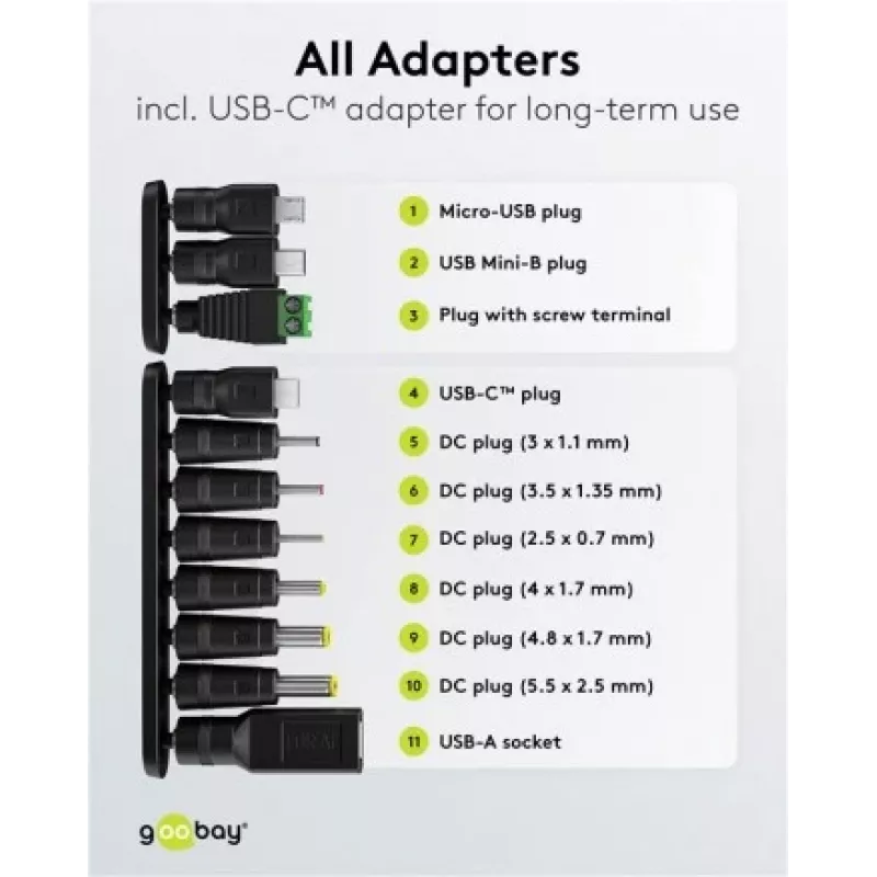 Napájací zdroj adaptér Goobay 64571