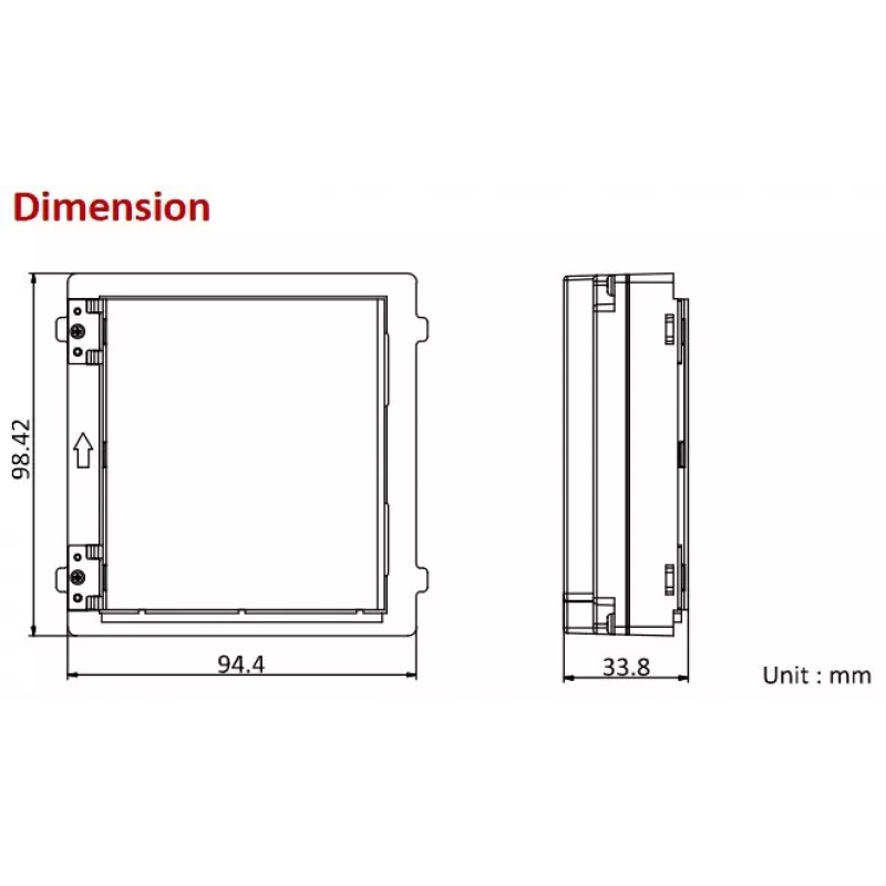 Displej Hikvision DS-KD-INFO