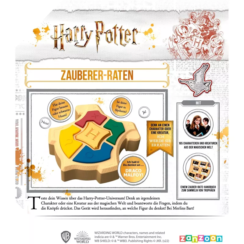 Harry Potter - Wizard Guessing Game, kvízová hra