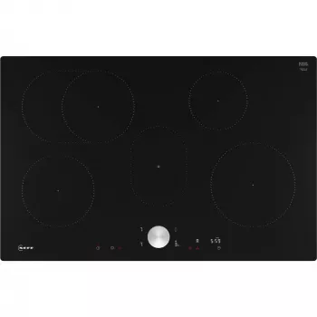 Neff N 90 čierna vstavaná 80 cm indukčná varná doska s 5 zónami