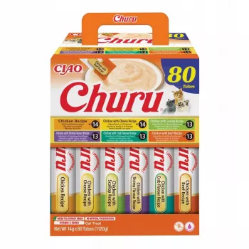INABA Churu Chicken Mix - maškrta pre mačky - 80x14g