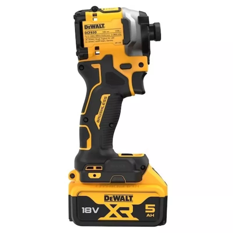 18v rázový uťahovák 3 stupne; 208nm; kufor; 2x5AH