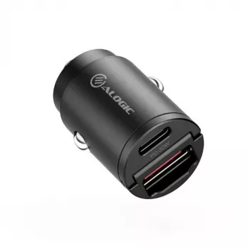 ALOGIC Rapid Power 30W Mini auto nabíjačka USB-C USB-A rýchle nabíjanie