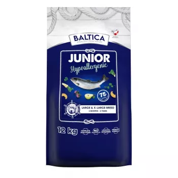 Suché krmivo pre psov BALTICA EXCELLENT Junior Salmon Hypoallergenic veľkosť L/XL 12 kg
