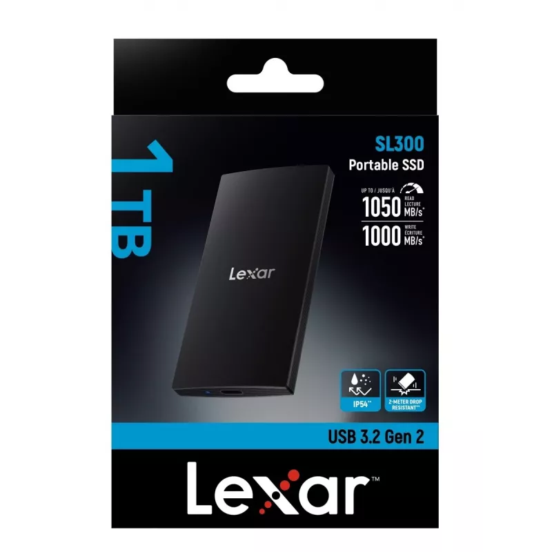 Externý SSD disk Lexar 1 TB USB Type-C 3.2 Gen 2 LSL300001T-RNBNG