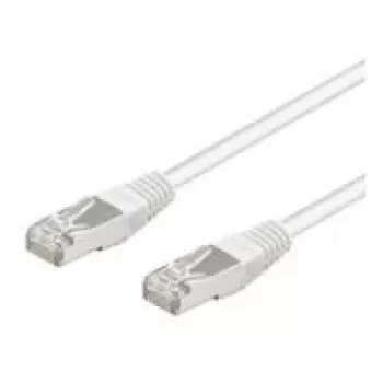 Wentronic Goobay CAT 5e patch kábel, SF/UTP, biely, 10 m - CCA Copper-Mix (93480)
