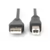 Digitus ASSMANN - USB kábel - USB Type-A, 4-pin (M) - USB Type-B, 4-pin (M) - 50 cm (USB/USB 2.0) - čierny (AK-300105-005-S)