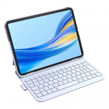 Obal folio s Bluetooth klávesnicou Inateck BK2007 pre iPad Air 11 palcov (27,9 cm) — QWERTZ rozloženie, 250 mAh batéria