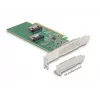 DeLOCK PCI Express 4.0 x16 karta na 4 x SFF-8639 NVMe - Bifurcation - Low Profile formát