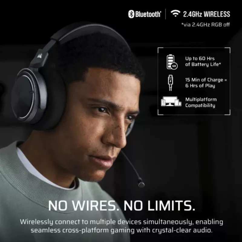 Slúchadlá Virtuoso Max Wireless Carbon