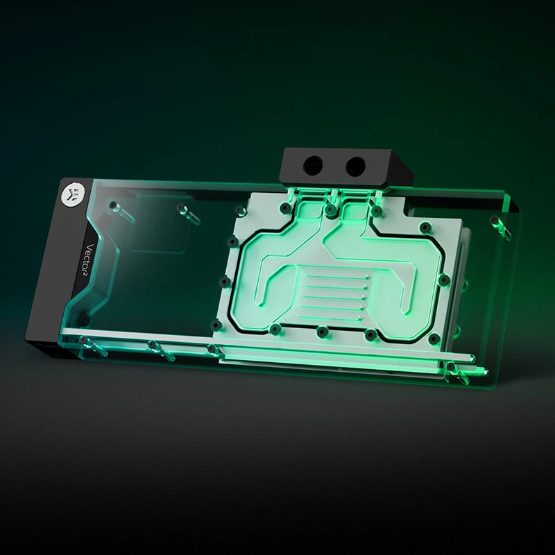 Water block EK Water Blocks nikel perspex čierna sivá