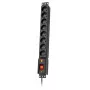 LESTAR LXARM 810 G-A K.:CZ 1,5M 19PDU čierna 8 AC zásuviek 230 V 1,5 m