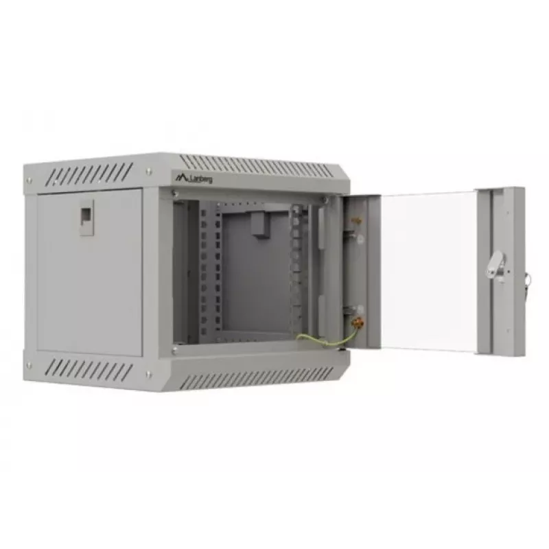 Nástenný rack Lanberg WF11-3304-10S 4U sivý nosnosť 30 kg