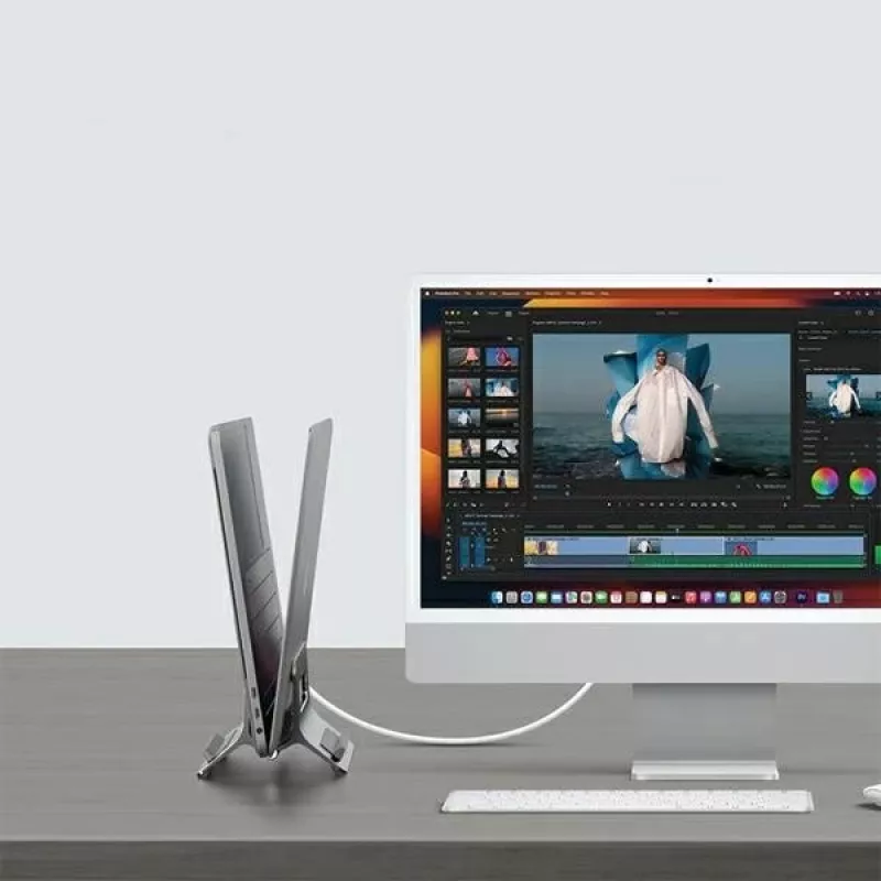 Gravity stojan na MacBook sivý