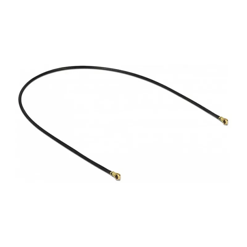 Delock 89643 anténny kábel, MHF 4L na MHF 4L, 1.13, 20 cm, čierny