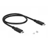Delock - puzdro na úložisko - M.2 - M.2 NVMe karta - USB 3.1 (Gen 2) - čierna (42614)