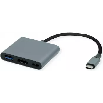 ROLINE Display adaptér USB C – HDMI 4K60+ 1x A+ PD – adaptér – digitálny/dátový (12.03.3199)