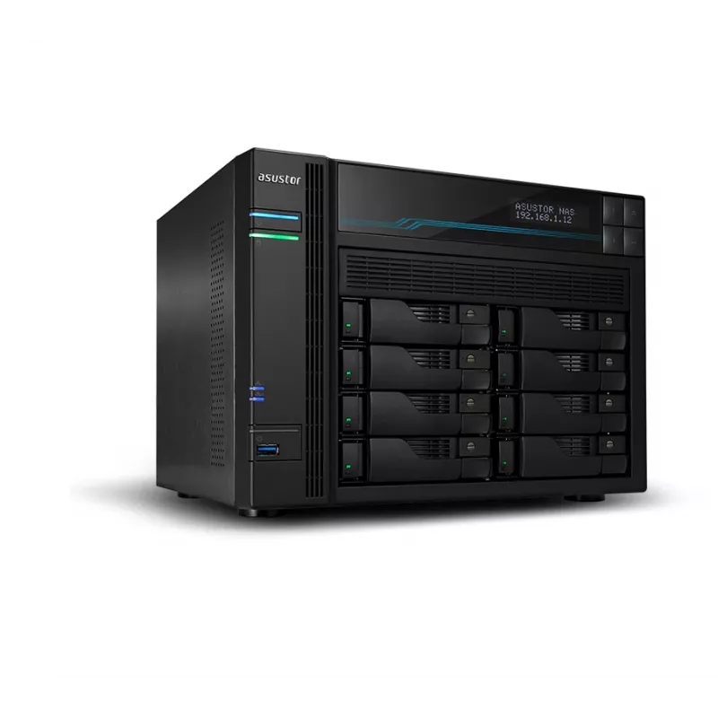 Asustor AS6508T NAS tower Intel Atom® C3538 8 GB DDR4 0 TB ADM čierna